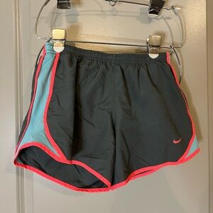 Nike Women's Black and Pink Running Shorts